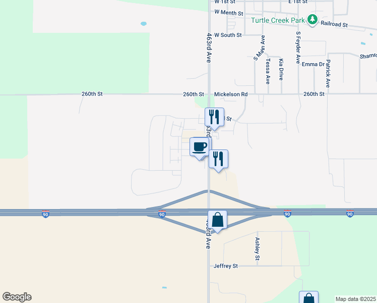 map of restaurants, bars, coffee shops, grocery stores, and more near 1090 Ruud Lane in Hartford