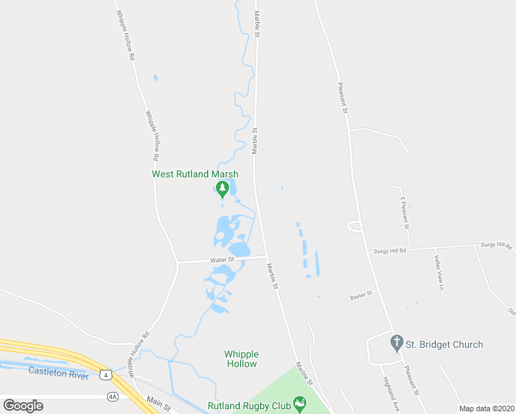 map of restaurants, bars, coffee shops, grocery stores, and more near 1647 Marble Street in West Rutland