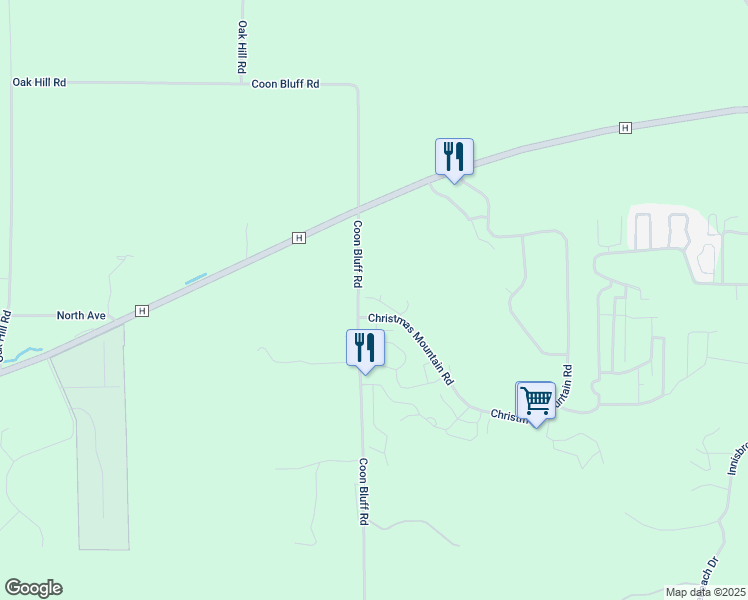 map of restaurants, bars, coffee shops, grocery stores, and more near S944 Christmas Mountain Road in Wisconsin Dells