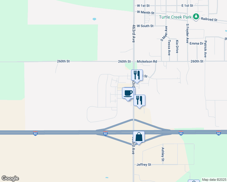 map of restaurants, bars, coffee shops, grocery stores, and more near 1090 Ruud Lane in Hartford