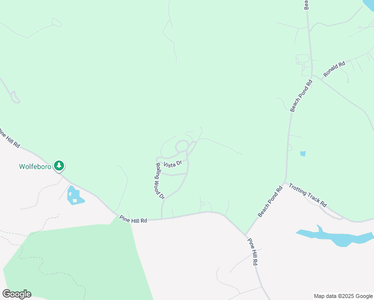 map of restaurants, bars, coffee shops, grocery stores, and more near 83 Rolling Wood Drive in Wolfeboro