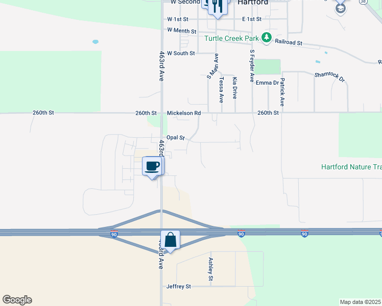map of restaurants, bars, coffee shops, grocery stores, and more near 706 Cressman Trail in Hartford