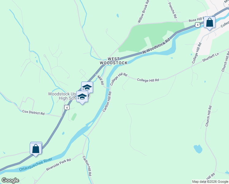 map of restaurants, bars, coffee shops, grocery stores, and more near 2191 Twin Ponds Way in Woodstock