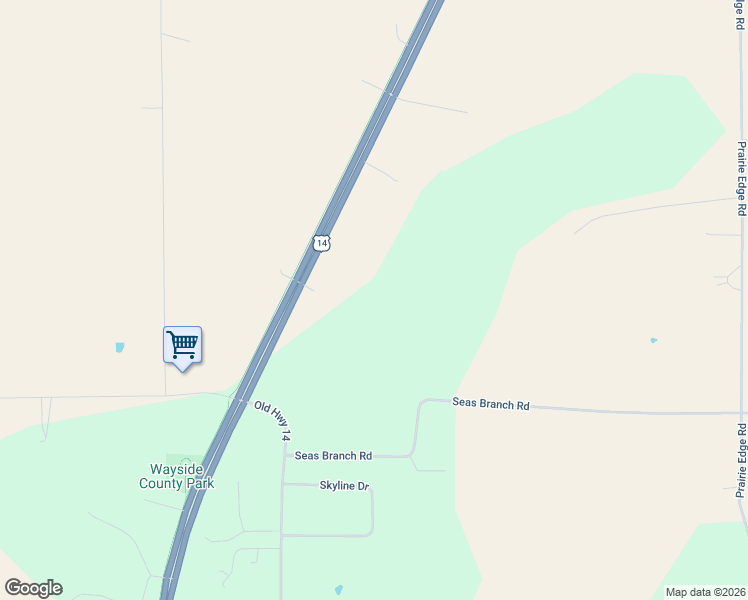 map of restaurants, bars, coffee shops, grocery stores, and more near S3210 U.S. 14 in Westby