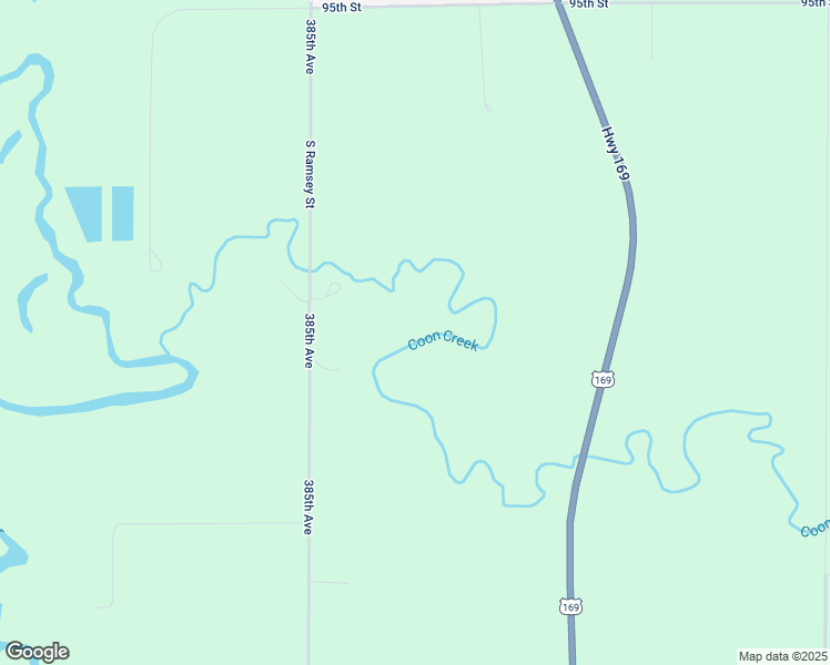 map of restaurants, bars, coffee shops, grocery stores, and more near 8852 385th Avenue in Blue Earth