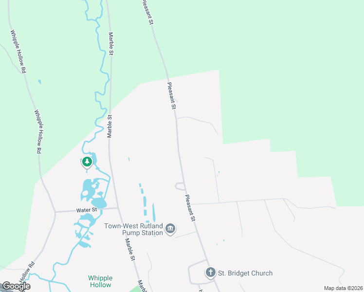 map of restaurants, bars, coffee shops, grocery stores, and more near 1539 Pleasant Street in West Rutland