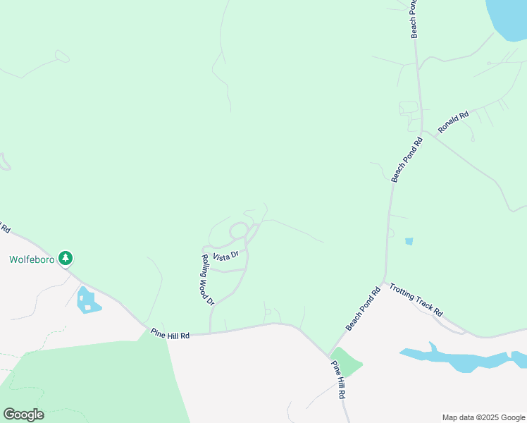 map of restaurants, bars, coffee shops, grocery stores, and more near 83 Rolling Wood Drive in Wolfeboro