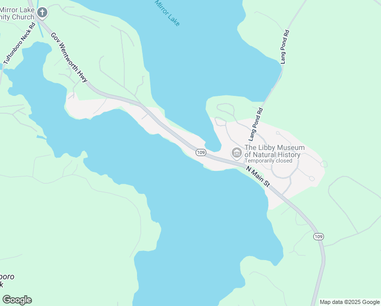 map of restaurants, bars, coffee shops, grocery stores, and more near 11 Governor Wentworth Highway in Wolfeboro