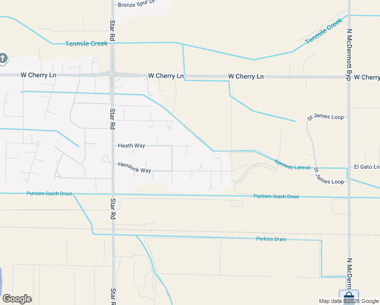 map of restaurants, bars, coffee shops, grocery stores, and more near 4658 Heath Way in Nampa