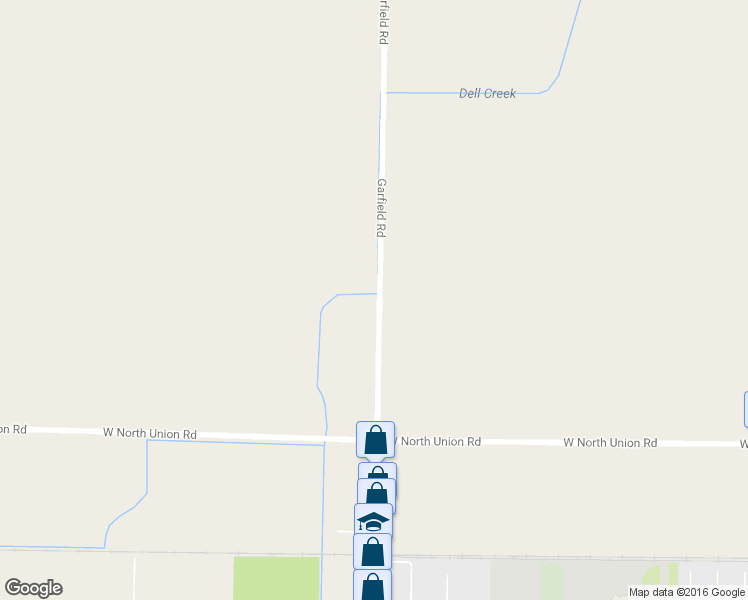 map of restaurants, bars, coffee shops, grocery stores, and more near 4498 Garfield Road in Auburn