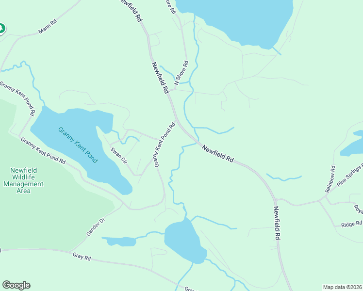 map of restaurants, bars, coffee shops, grocery stores, and more near 590 Newfield Road in Shapleigh