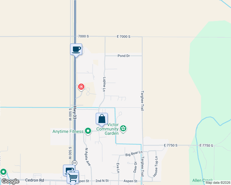 map of restaurants, bars, coffee shops, grocery stores, and more near 190 Lakewood Road in Victor