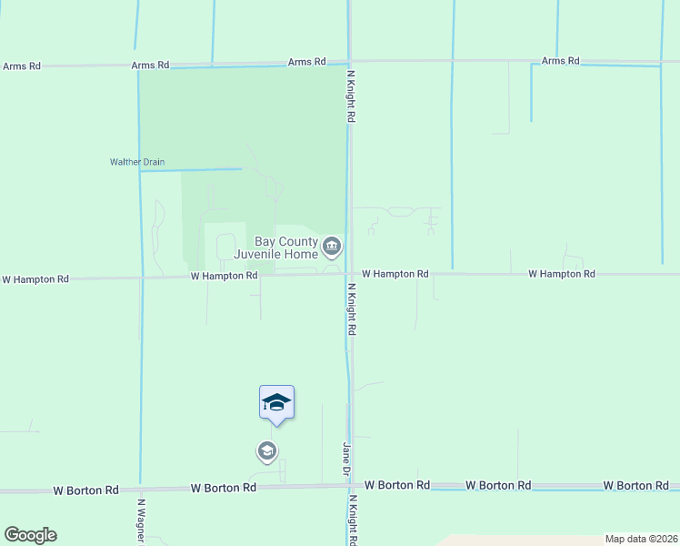map of restaurants, bars, coffee shops, grocery stores, and more near 520 West Hampton Road in Essexville