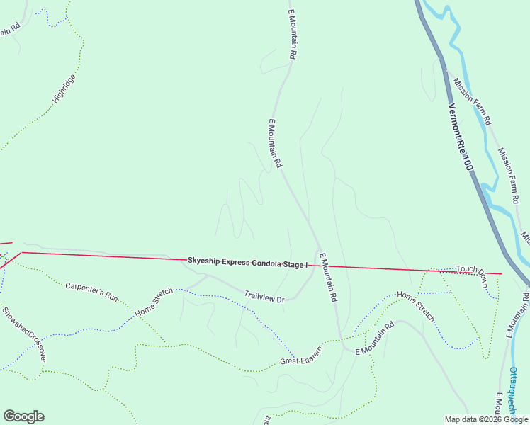 map of restaurants, bars, coffee shops, grocery stores, and more near 211 Roundabout Road in Killington