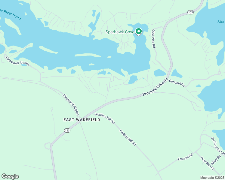 map of restaurants, bars, coffee shops, grocery stores, and more near 36 Highland Road in Wakefield