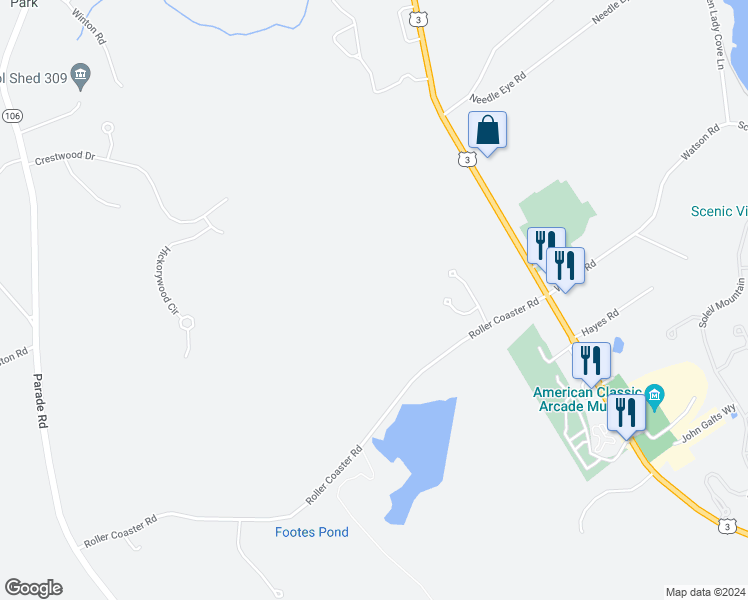 map of restaurants, bars, coffee shops, grocery stores, and more near 809 Endicott Street North in Laconia