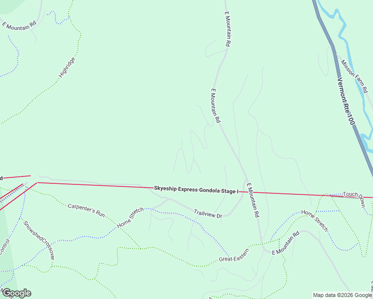 map of restaurants, bars, coffee shops, grocery stores, and more near 211 Roundabout Road in Killington