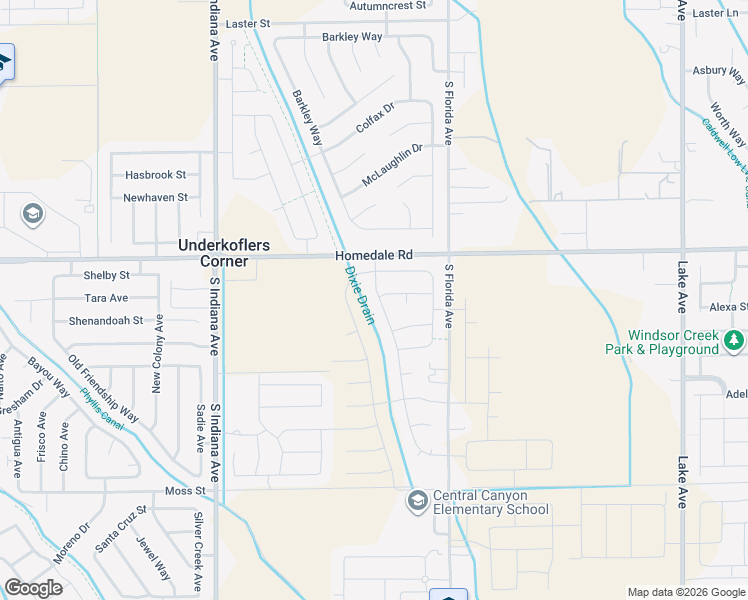 map of restaurants, bars, coffee shops, grocery stores, and more near 16921-16999 South Florida Avenue in Caldwell