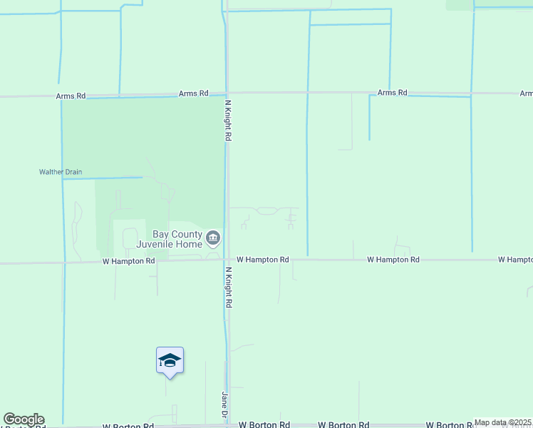 map of restaurants, bars, coffee shops, grocery stores, and more near 440 Old Orchard Drive in Essexville