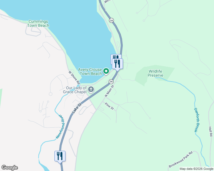 map of restaurants, bars, coffee shops, grocery stores, and more near 5 Silver Shores Drive in Bristol