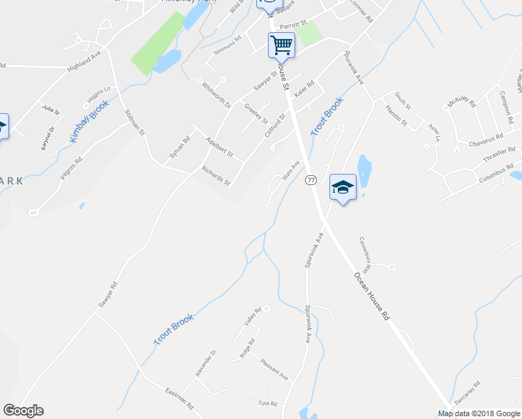 map of restaurants, bars, coffee shops, grocery stores, and more near 11 Wilton Lane in Cape Elizabeth