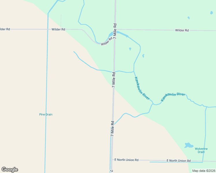 map of restaurants, bars, coffee shops, grocery stores, and more near 4222 7 Mile Road in Bay City