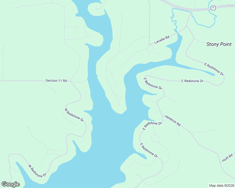 map of restaurants, bars, coffee shops, grocery stores, and more near S740 Whippoorwill Court in La Valle