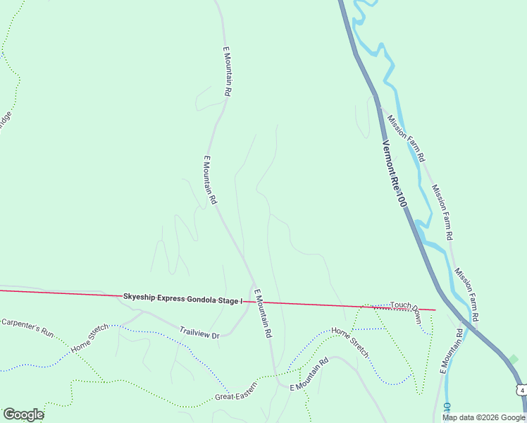 map of restaurants, bars, coffee shops, grocery stores, and more near 495 Rim Road in Killington