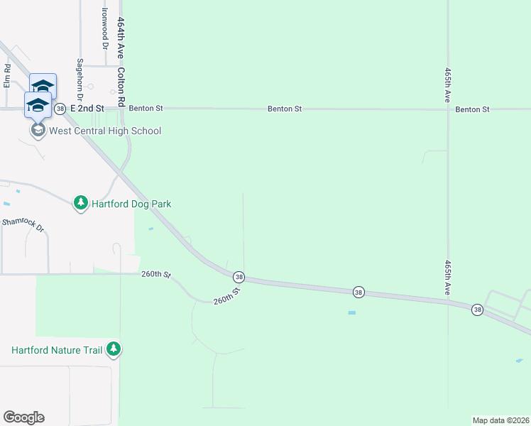 map of restaurants, bars, coffee shops, grocery stores, and more near 310 North Maple Avenue in Brandon