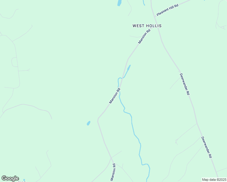 map of restaurants, bars, coffee shops, grocery stores, and more near 382 Mansion Road in Hollis