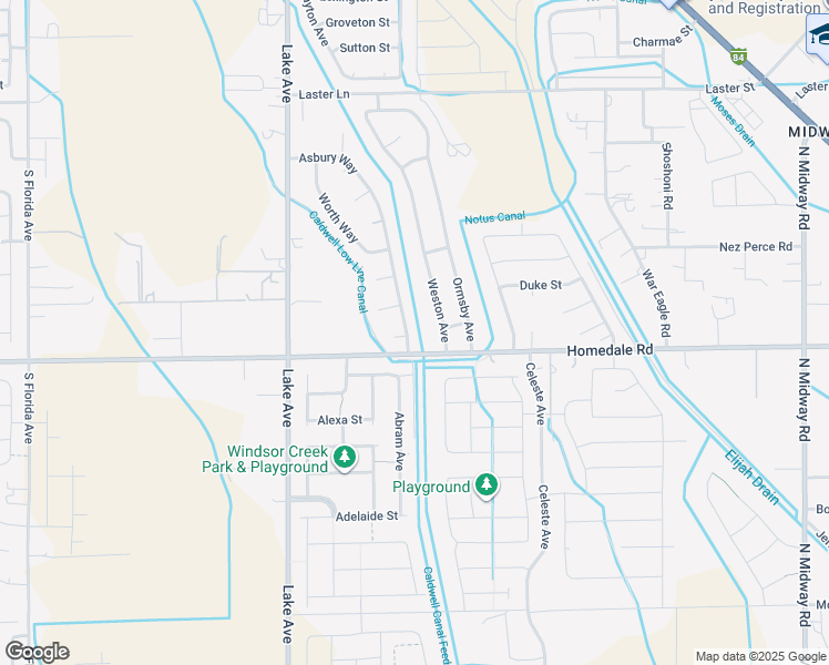 map of restaurants, bars, coffee shops, grocery stores, and more near 5609 Asbury Way in Caldwell