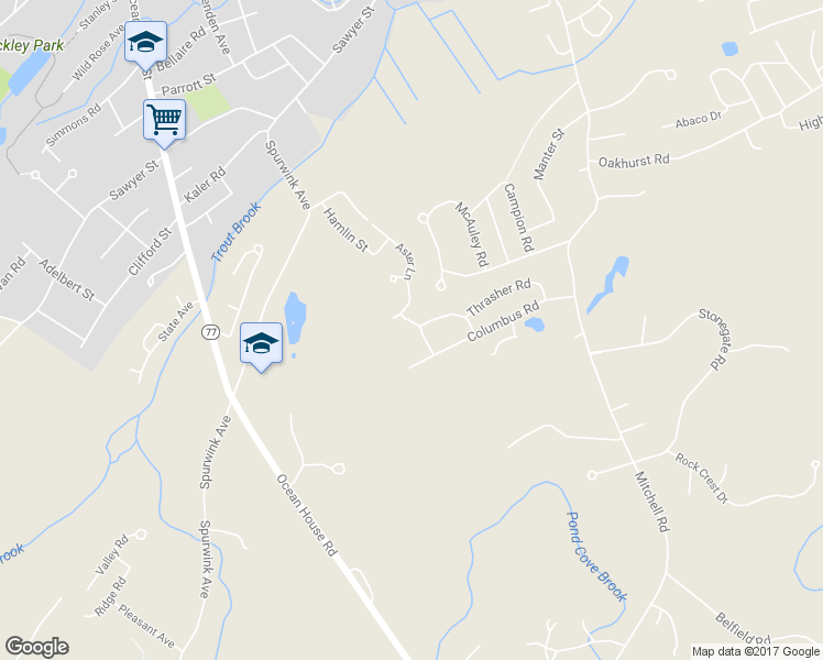 map of restaurants, bars, coffee shops, grocery stores, and more near 27 Killdeer Road in Cape Elizabeth
