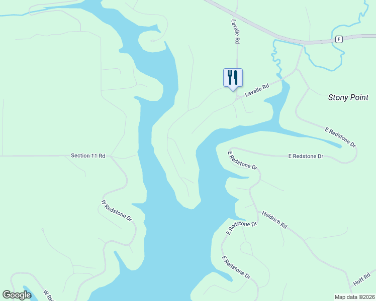 map of restaurants, bars, coffee shops, grocery stores, and more near S694 Pueblo Court in La Valle