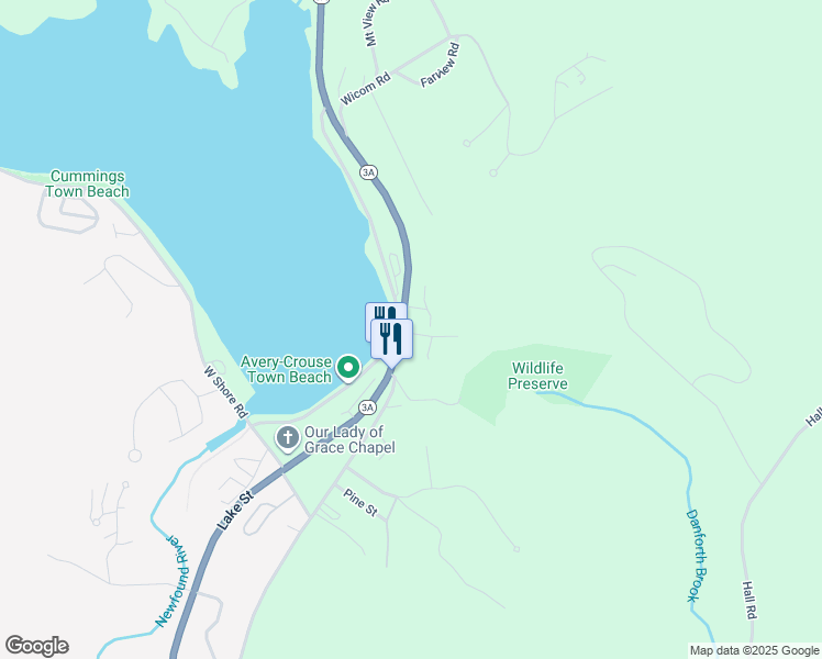 map of restaurants, bars, coffee shops, grocery stores, and more near 154 Lakeside Road in Bristol