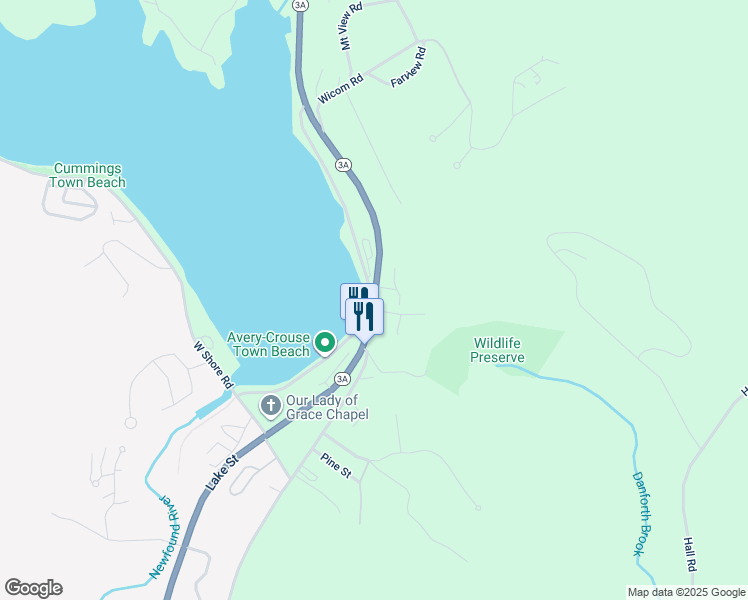 map of restaurants, bars, coffee shops, grocery stores, and more near 154 Lakeside Road in Bristol