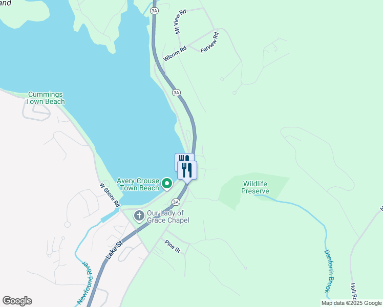 map of restaurants, bars, coffee shops, grocery stores, and more near 154 Lakeside Road in Bristol