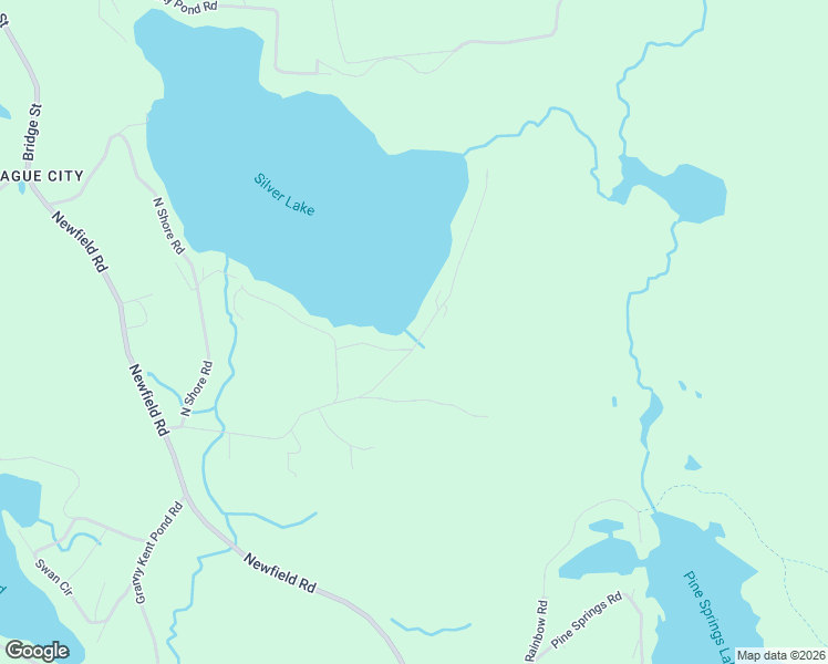 map of restaurants, bars, coffee shops, grocery stores, and more near 128 Silver Lake Road in Shapleigh