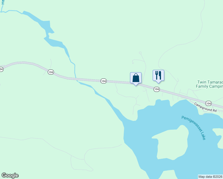 map of restaurants, bars, coffee shops, grocery stores, and more near 19 Smoke Rise Road in New Hampton