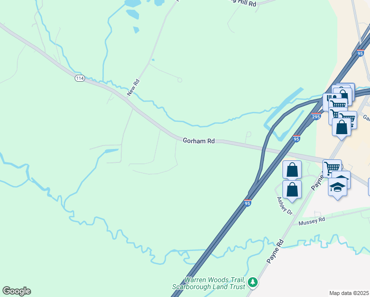 map of restaurants, bars, coffee shops, grocery stores, and more near 2 Lauren Drive in Scarborough