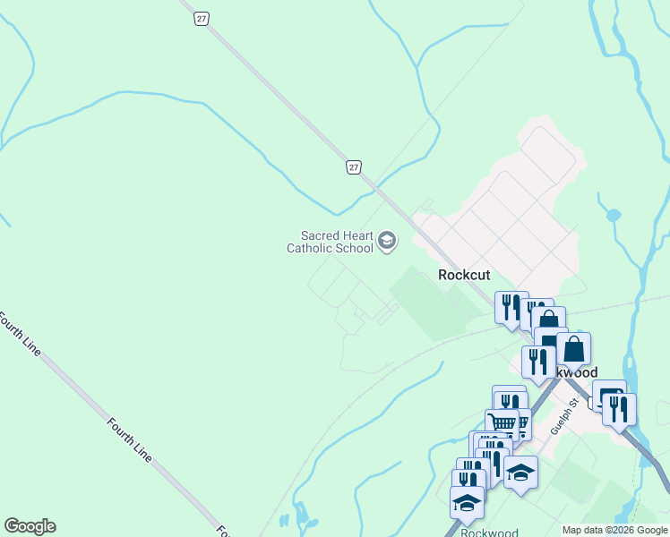 map of restaurants, bars, coffee shops, grocery stores, and more near Edgar Bonner Avenue in Wellington County