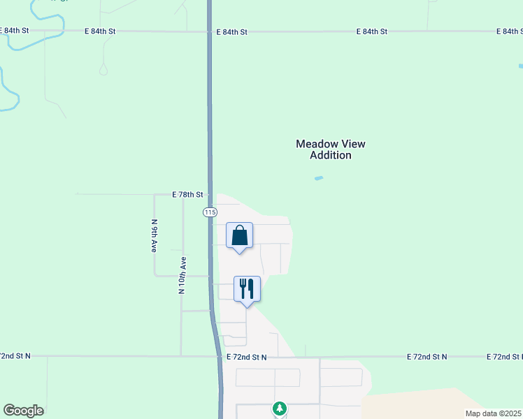 map of restaurants, bars, coffee shops, grocery stores, and more near 1413 East Carol Street in Renner