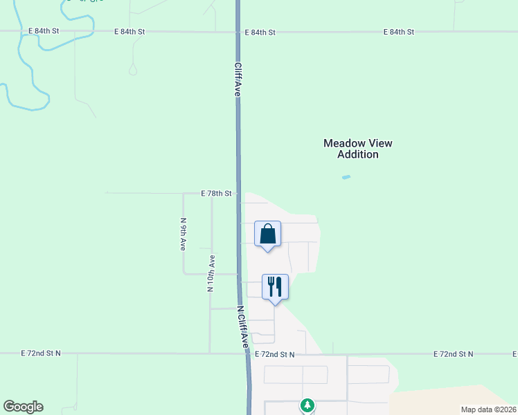 map of restaurants, bars, coffee shops, grocery stores, and more near 1305 East Carol Street in Sioux Falls