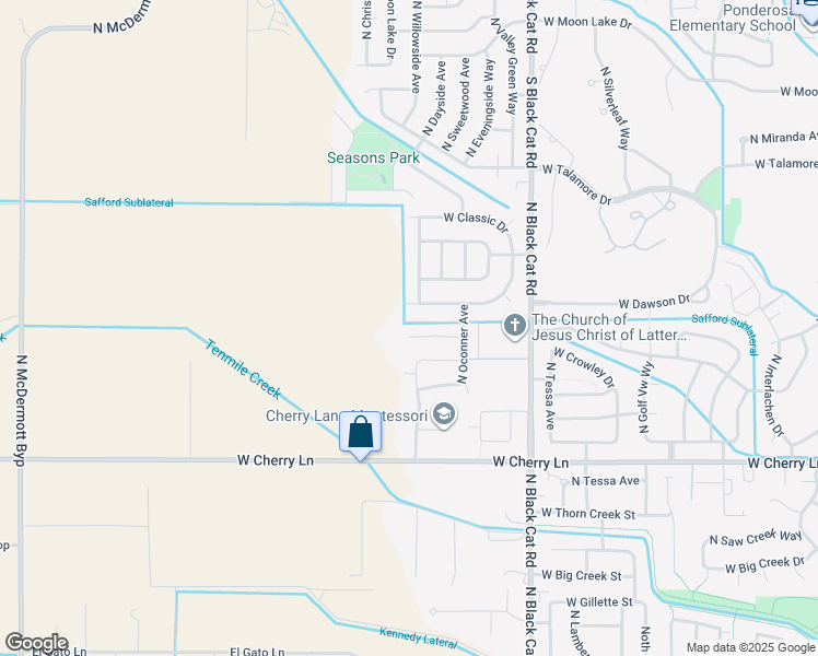 map of restaurants, bars, coffee shops, grocery stores, and more near 5138 West White Ash Court in Meridian