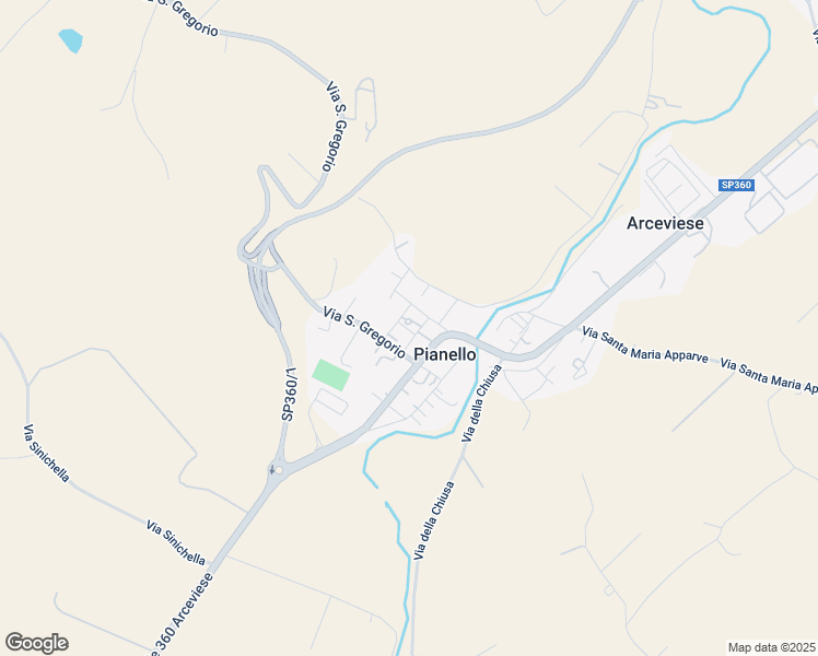 map of restaurants, bars, coffee shops, grocery stores, and more near 20 Via Pianello in Pianello