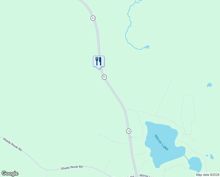 map of restaurants, bars, coffee shops, grocery stores, and more near 265 Bond Spring Road in Newfield