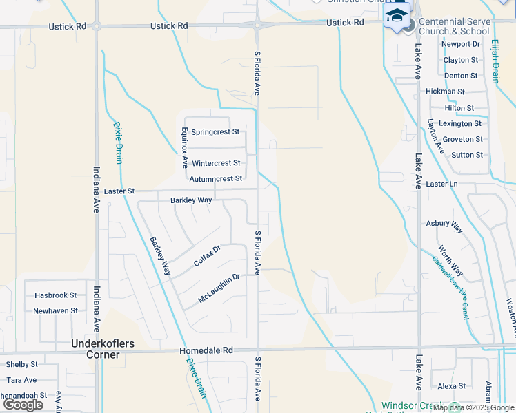 map of restaurants, bars, coffee shops, grocery stores, and more near 5018 South Florida Avenue in Caldwell