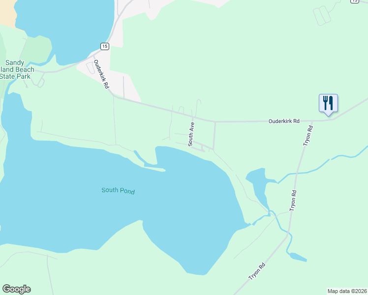 map of restaurants, bars, coffee shops, grocery stores, and more near 7 Van Auken Drive in Pulaski