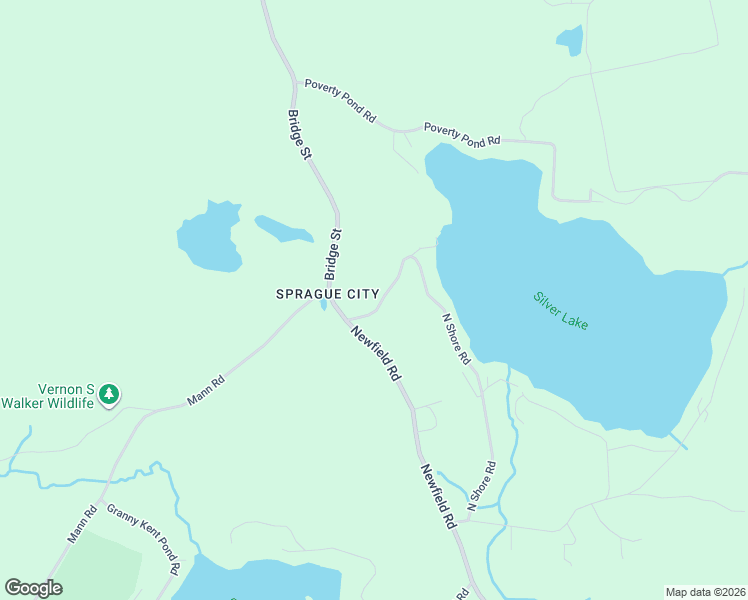 map of restaurants, bars, coffee shops, grocery stores, and more near 149 North Shore Road in Newfield