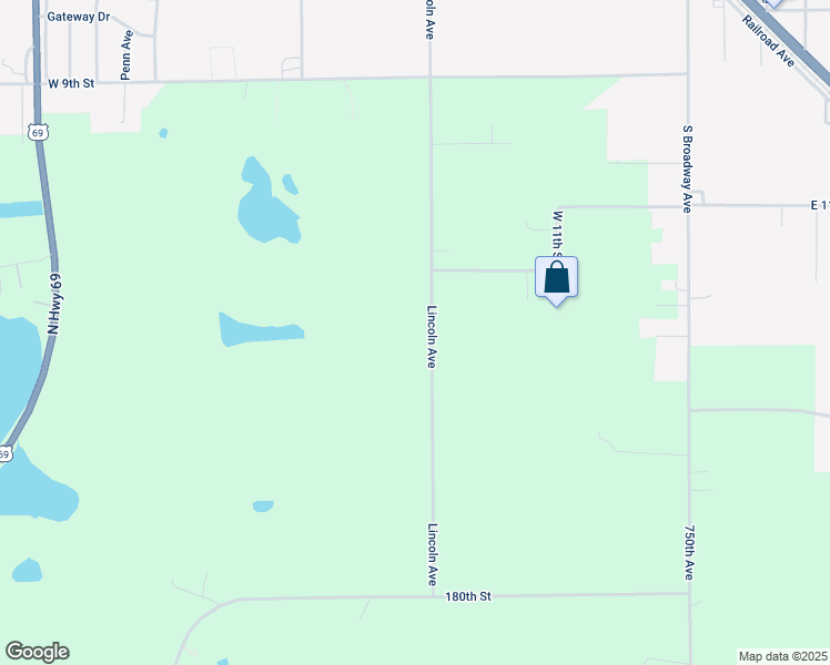 map of restaurants, bars, coffee shops, grocery stores, and more near in Freeborn County