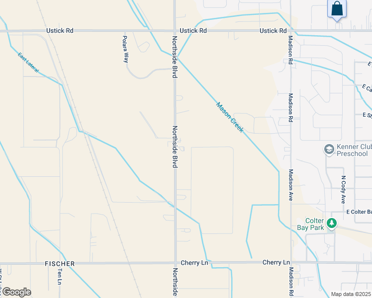 map of restaurants, bars, coffee shops, grocery stores, and more near 17500 Northside Boulevard in Nampa
